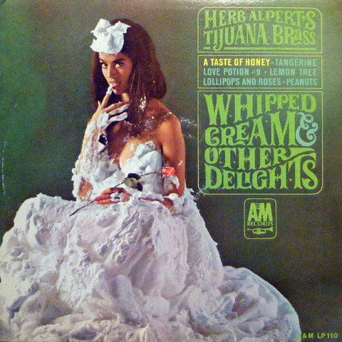 Herb Alpert's Tijuana Brass ‎– Whipped Cream & Other Delights - VG Lp Record 1965 USA Mono Original Vinyl - Latin Jazz