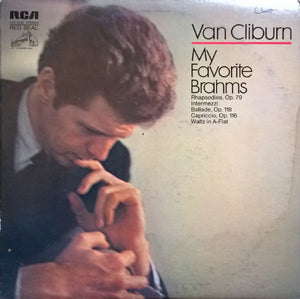Van Cliburn - Brahms ‎– My Favorite Brahms - New Vinyl Record 1971 (Original Press) USA Stereo - Classical