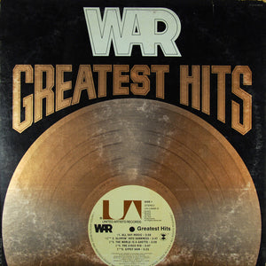 War ‎– Greatest Hits - VG+ Lp Record 1976 Original USA - Funk / R&B