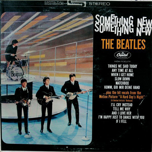 The Beatles - Something New - VG (VG- Cover) Stereo (Rainbow Label Original Press) 1964 USA - Rock