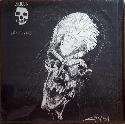 Akilla – The Cursed - LP Record 1989 Undamaged USA Vinyl & 2 Inserts - Thrash, Speed Metal