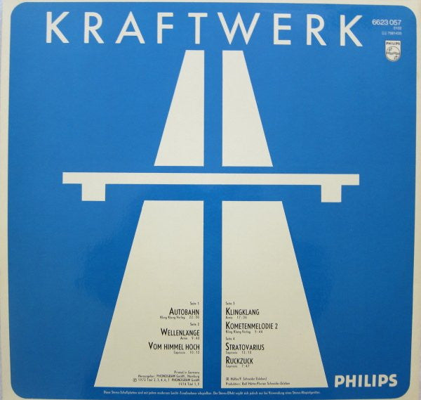 Kraftwerk – Doppelalbum - Mint- 2 LP Record 1974 Philips Germany Original Vinyl - Krautrock / Experimental - Shuga Records