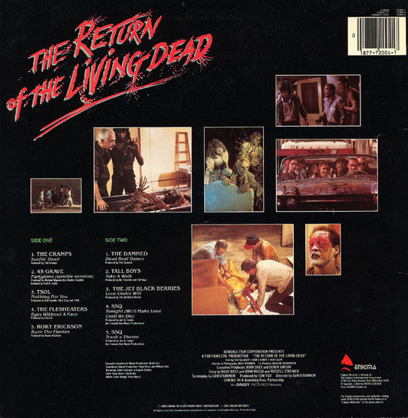 Various – The Return Of The Living Dead - Mint- LP Record 1985 Enigma USA Vinyl - Soundtrack / Psychobilly - Shuga Records
