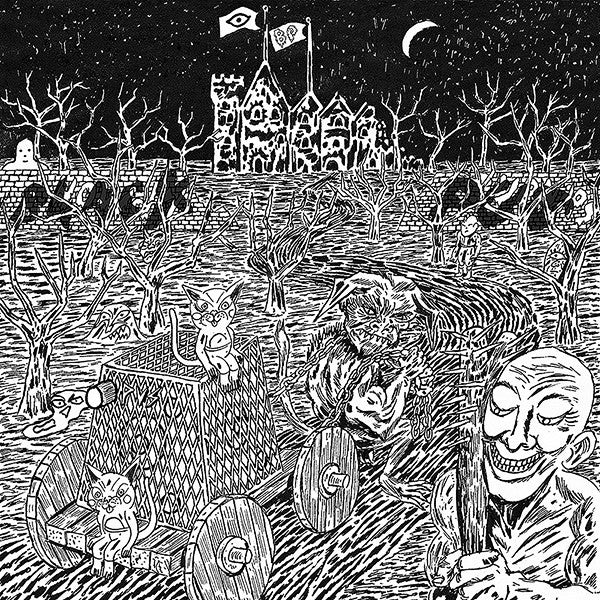 Black Pus / Oozing Wound - Split LP - New Vinyl Record 2014 Thrill Jockey Limited Release on vinyl only!