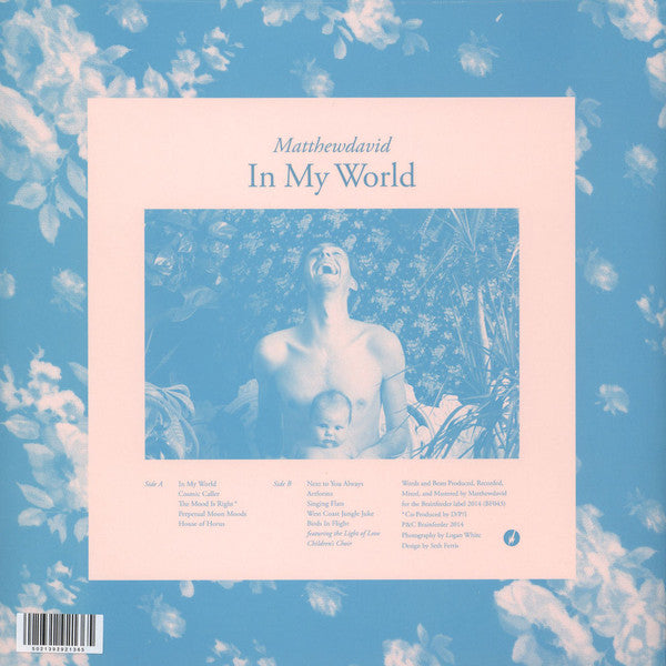 Matthewdavid - In My World - New LP Record 2014 Brainfeeder USA Marbled Blue splatter Vinyl & Download - Electronic / Experimental / Leftfield