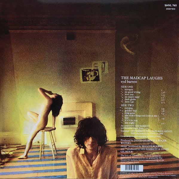 Syd Barrett ‎– The Madcap Laughs (1970) - New LP Record 2014 Harvest Europe Vinyl - Psychedelic Rock