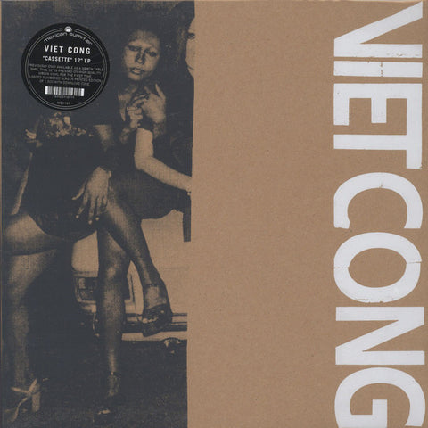 Viet Cong - Cassette - New Vinyl 2014 Mexican Summer Screen Printed Cover w/ Download- Previously available only on cassette (thus the name... get it?) - Post-Punk