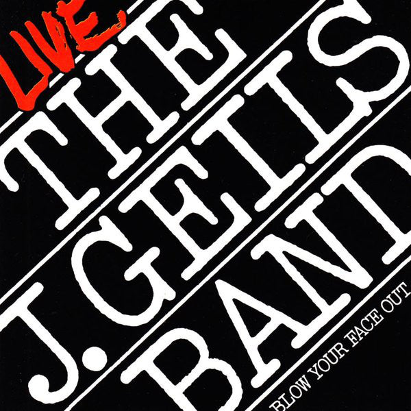 The J. Geils Band ‎– Live - Blow Your Face Out - VG+ 2 LP Record 1976 Atlantic USA Vinyl - Rock & Roll / Pop Rock - Shuga Records