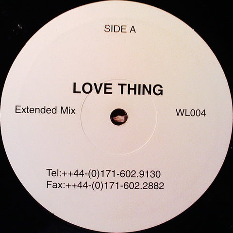 Gamma – Love Thing - New 10" Single Record 1998 UK Vinyl - Garage House