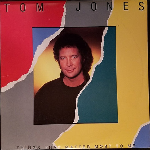 Tom Jones ‎– Things That Matter Most To Me  - New LP Record USA Vinyl - Pop Rock