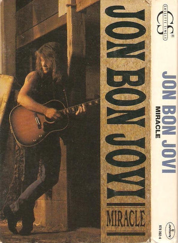 Jon Bon Jovi – Miracle - Used Cassette Mercury 1990 USA - Rock
