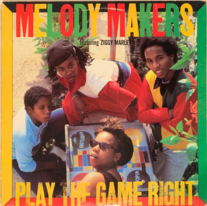 Melody Makers Featuring Ziggy Marley – Play The Game Right - VG+ LP Record 1983 USA Promo Vinyl - Reggae / Roots Reggae