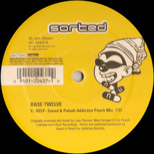 Base Twelve – Deep 12" Single 2000 UK Import - Techno