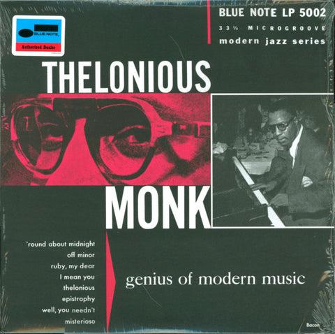 Thelonious Monk ‎– Genius Of Modern Music Vol. 1 (1952) - New 10" EP Record 201 Blue Note Vinyl - Jazz / Bop