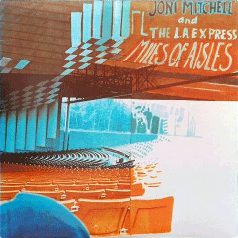 Joni Mitchell & The L.A. Express ‎– Miles Of Aisles - VG+ 2 LP Record 1974 Asylum USA Vinyl - Soft Rock / Folk Rock