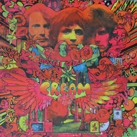 Cream - Disraeli Gears (1967)- VG LP Record 1978 ATCO USA Vinyl - Psychedelic Rock / Blues Rock
