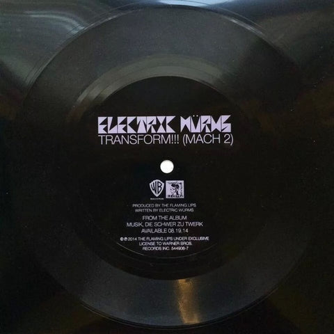Electric Würms – Transform!!! (Mach 2) - New 7" Single Record 2014 Warner Flexi-disc Vinyl - Prog Rock / Experimental