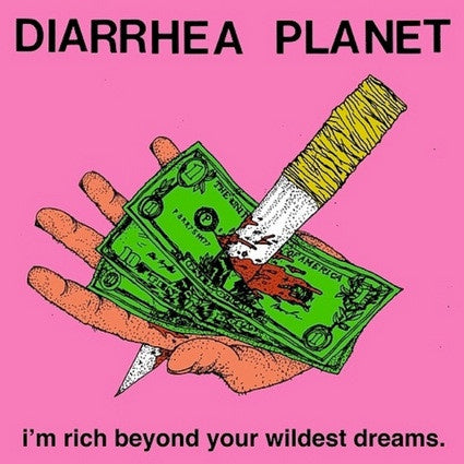 Diarrhea Planet – I'm Rich Beyond Your Wildest Dreams - Mint- LP Record 2014 Infinity Cat USA Maroon / Purple Split Vinyl - Garage Rock / Punk - Shuga Records