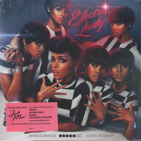 Janelle Monáe ‎– The Electric Lady - Mint- 2 LP Record 2013 Bad Boy USA Vinyl & Insert - Neo Soul / R&B / Funk