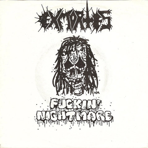 Exmortes – Fuckin' Nightmare - Mint- 7" EP Record 1989 TBS Netherlands Vinyl - Black Metal / Doom Metal / Noise