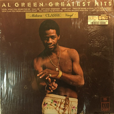 Al Green ‎– Greatest Hits - VG+ Lp Record 1975 Stereo USA Original Vinyl - Soul / Funk