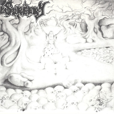 Sorcery – Rivers Of The Dead - Mint- 7" Single Record 1990 Thrash France Vinyl & Insert - Death Metal