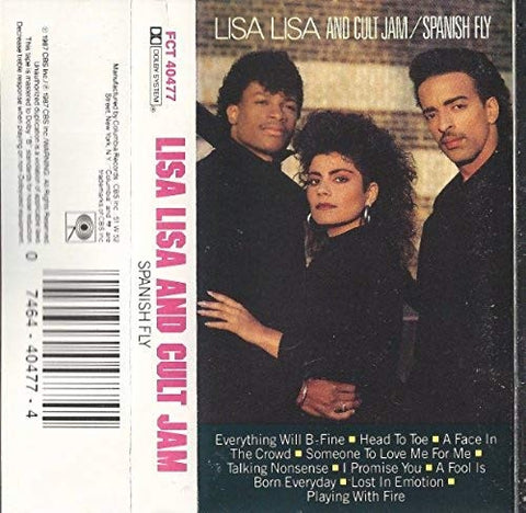 Lisa Lisa And Cult Jam – Spanish Fly - Used Cassette 1987 Columbia Tape - Freestyle / RnB / Latin