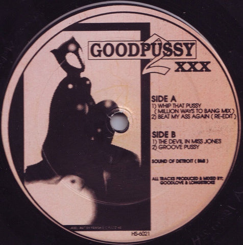 Goodpussy 2 – XXX - VG+ 12" Single Record 1994 Happy Soul USA Vinyl - Chicago House / Ghetto House