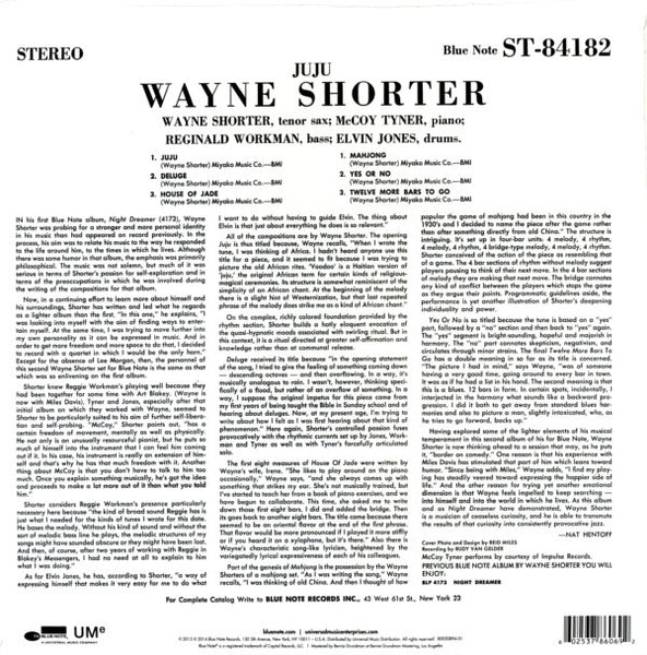 Wayne Shorter ‎– Juju (1964) - New LP Record 2014 Blue Note USA Vinyl - Jazz / Post Bop - Shuga Records