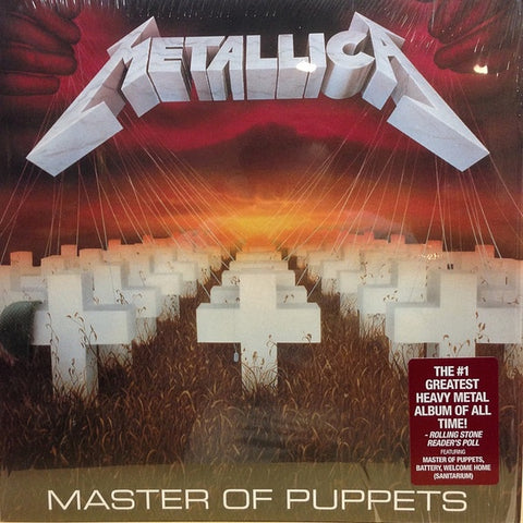 Metallica – Master Of Puppets (1986) - VG+ LP Record 2014 Blackened Vinyl - Thrash / Heavy Metal