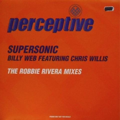 Billyweb – Supersonic - New 12" Single Record 2001 Perceptive UK Vinyl - House