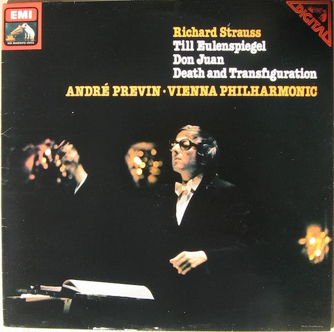 Richard Strauss / André Previn - Vienna Philharmonic - Strauss – Till Eulenspiegel / Don Juan / Death And Transfiguration - New LP Record 1980 Angel USA Vinyl - Classical