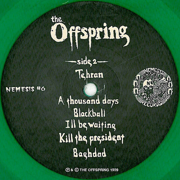 The Offspring – The Offspring + (1989) - New LP Record 2014 Nemesis Green Vinyl - Rock / Punk / Grunge - Shuga Records