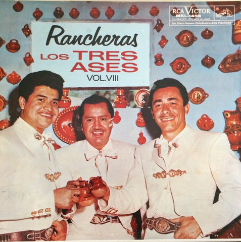 Los Tres Ases – Rancheras Los Tres Ases Vol VIII - VG LP Record 1962 RCA USA Mono Vinyl - Latin / Ranchera