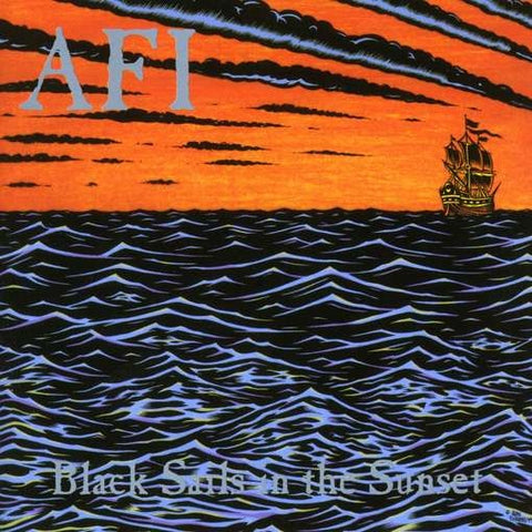 AFI - Black Sails in the Sunset (1999) - Mint- LP Record 2014 Nitro USA Grey Marbled Vinyl - Rock / Hardcore / Punk