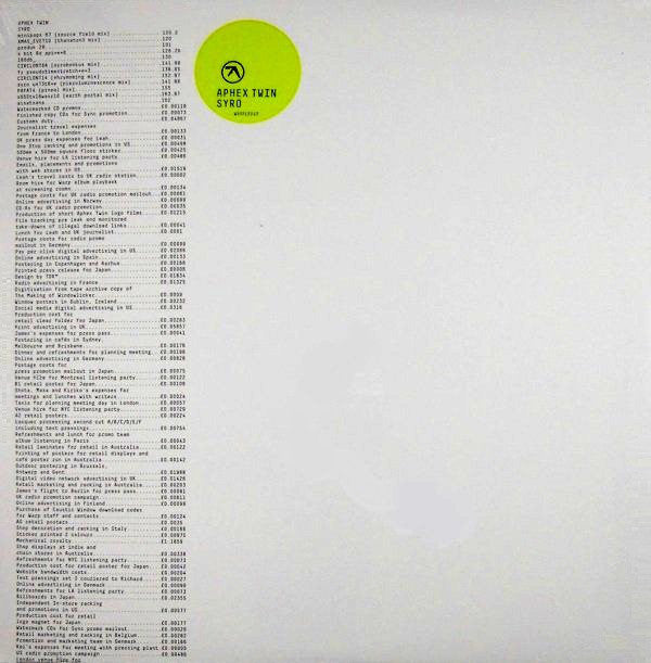 Aphex Twin - Syro - New 3 LP Record 2014 Warp Europe Import Vinyl & Download - Electronic / IDM / Breakbeat / Downtempo