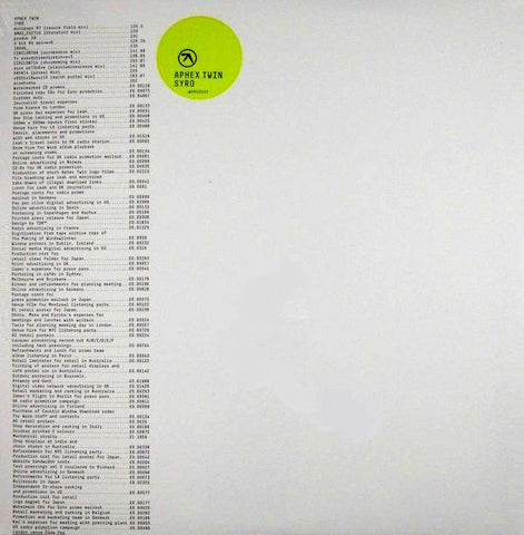 Aphex Twin - Syro - New 3 LP Record 2014 Warp Europe Import Vinyl & Download - Electronic / IDM / Breakbeat / Downtempo