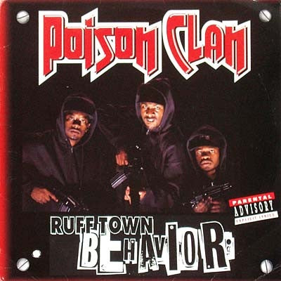 Poison Clan – Ruff Town Behavior - VG+ 2 LP Record 1993 Luke USA Promo Vinyl - Hip Hop