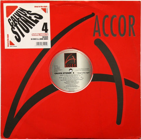 Calvin Stones – #4 - Deep In The Night - New 12" Single Record 1998 Accor Belgium Vinyl - House / Speed Garage