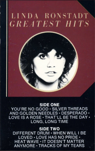 Linda Ronstadt - Greatest Hits (1976) - Used Cassette Asylum - Pop / Rock