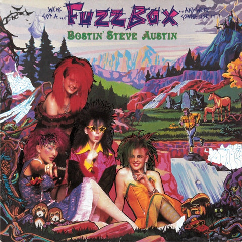 We've Got A Fuzzbox And We're Gonna Use It – Bostin' Steve Austin - VG+ LP Record 1986 Vindaloo WEA Germany Vinyl - Rock / Punk / Alternative Rock