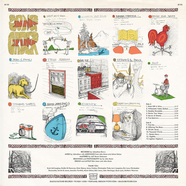 Perhapst - Revise Your Maps - Mint- LP Record 2013 Jealous Butcher USA Vinyl - Pop Rock - Shuga Records