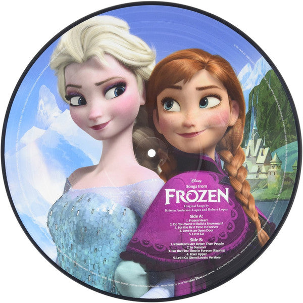 Kristen Anderson-Lopez And Robert Lopez – Songs From Frozen (2014) - New LP Record 2019 Walt Disney Picture Disc Vinyl - Soundtrack
