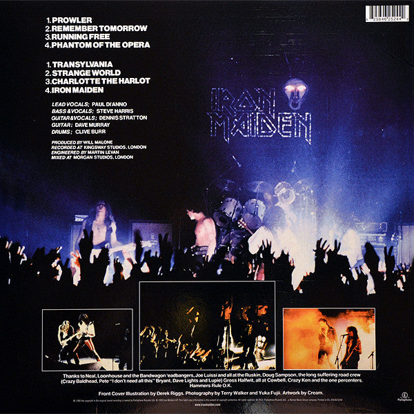 Iron Maiden ‎– Iron Maiden (1980) - New LP Record 2014 Parlophone Europe Import Vinyl - Heavy Metal - Shuga Records