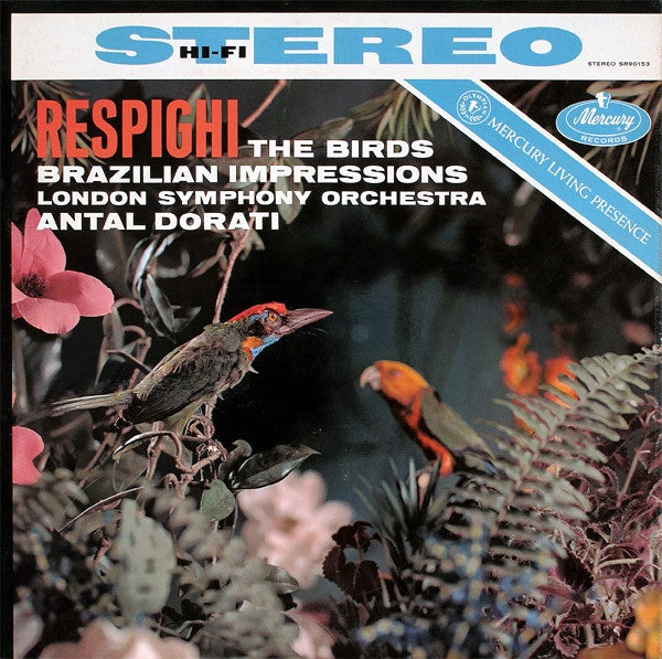 TAS SR90153 Dorati - Respighi - VG LP Record 1959 Mercury Living Presence Stereo USA Vinyl - Classical - Shuga Records