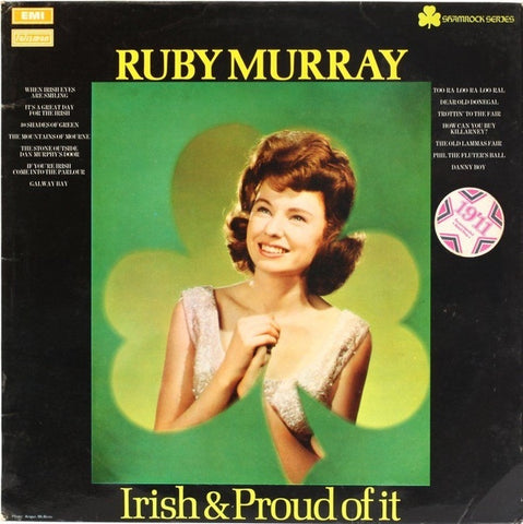Ruby Murray – Irish & Proud Of It - VG+ LP Record 1970 Talisman UK Vinyl - Folk / Irish