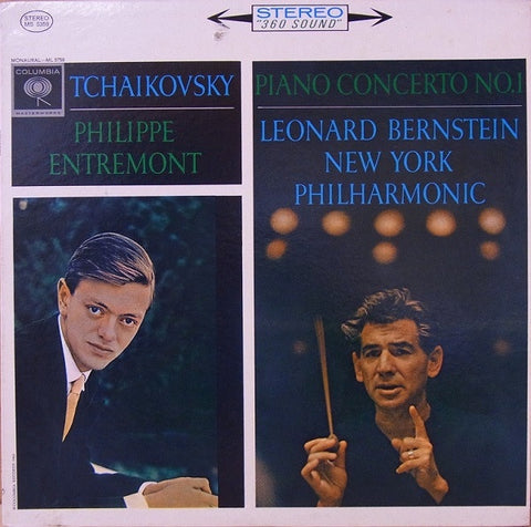 Philippe Entremont / Bernstein – Tchaikovsky - Piano Concerto No. 1 - New LP Record 1962 Columbia Stereo USA 360 Label - Classical