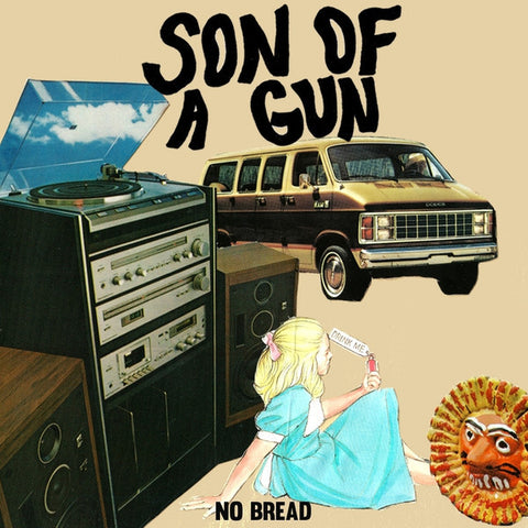 Son of a Gun - No Bread - New Vinyl Record 2014 - Tall Pat Records, Random colored vinyl limited to 300 copies! - Includes Download - Chicago IL Garage / Punk