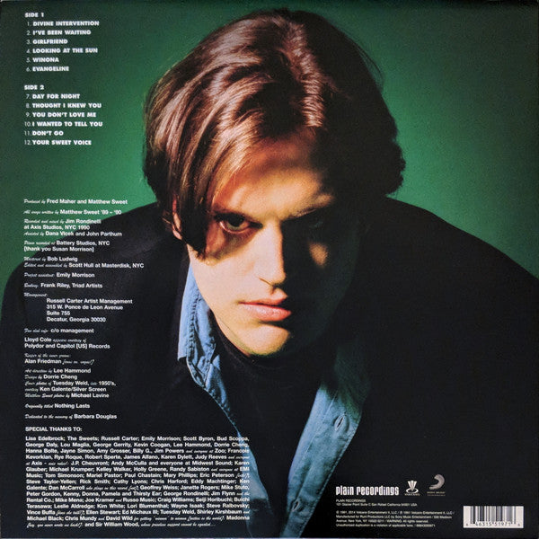 Matthew Sweet ‎– Girlfriend (1991) - New LP Record 2014 Plain Recordings/Volcano USA 180 gram Vinyl - Alternative Rock / Power Pop - Shuga Records