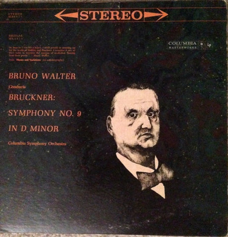 Bruno Walter - Bruckner - Symphony No. 9 In D Minor (1960) - New LP Record 1965 Columbia Stereo 360 label USA Vinyl - Classical